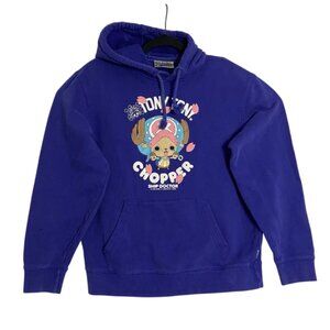 Baleno 2000s One Piece Tony Tony Chopper Ship Doctor Purple Hoodie Size Medium
